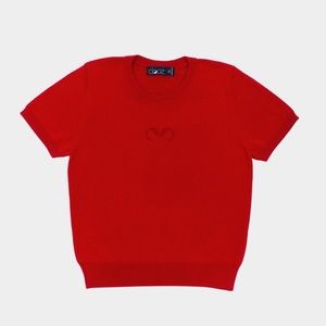 AIRES ASTROLOGY FLOCKED SWEATER